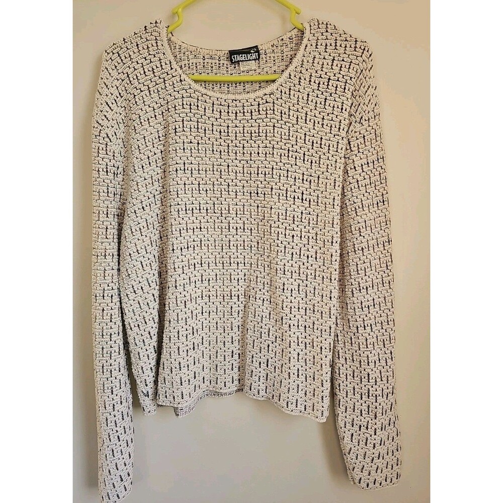 Vintage Stagelight Textured Sweater Size XL